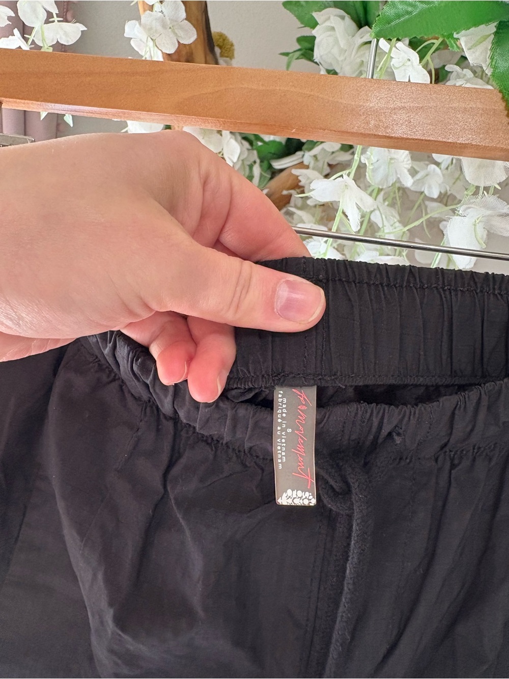 FP Movement by Free People Black Track Joggers with Waistband - Picture 7 of 7